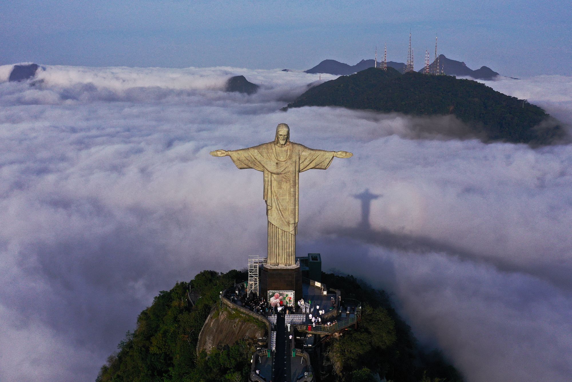 Christ the Redeemer statue - iconic landmark overlooking Rio de Janeiro